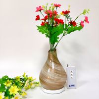 Portable Glass Vase Night Light With