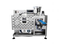 Chineses fully automatic samosa momo gyoza small dumpling wrapper making machine supplier