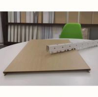 200mm Perforated Metal Plank Ceiling Aluminum C Strip Ceiling Tile