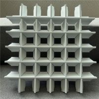 100X100 Factory Price Metal Open Cell Suspended Ceiling Tile Supermarket Ceiling