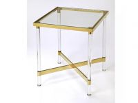 acrylic side table, acrylic end table