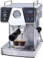 Homtone 20 Bar Espresso Machine, Touch Screen Coffee Maker, Cappuccino Latte Maker With Milk Frother, 1350W Fast Heating Coffee Machine For Home