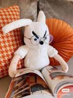White Stuffed Animals Fearless Bunny Plush