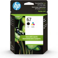 Original HP 67 Black/Tri-color Ink Cartridges