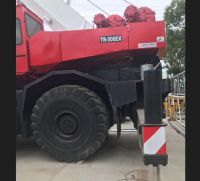 Tadano 50ton used rough terrain crane tadano TR-500EX 4 big wheels crane