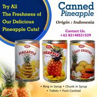 Canned Pineapple Direct Manufacturer From Indonesia