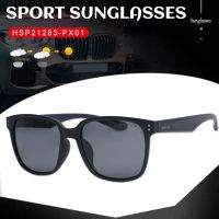 Retro Black Frame Tan Sunglasses Driving