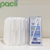 U Bend Paper Straws - 100% Biodegradable U Shaped Bendable Straws for Box Milk &amp; Juice Bags