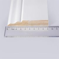 White gesso coating 4 sides and water-based primer for 3 side FJEG radiata Pine baseboard