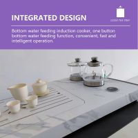 Plate-integrated Tea Tray With Continuous