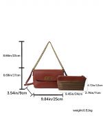 Fashion women&#039;s crossbody bag, metal chain,
