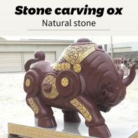 Granite Bullfighting Stone Sculpture (can Be