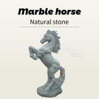 Marble/granite White Horse Stone Sculpture
