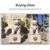 Beijing Lion Stone Carving (can Be