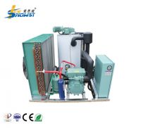 High Efficiency 1 Ton Flake Ice Evaporator Water Cooled Commercial Ice Machine