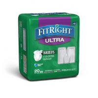 Medline FitRight Ultra - Adult Diapers with Tabs