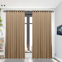 100% Blackout Satin Curtains Fabric With