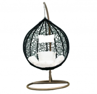 Indoor Egg Chair Basket Tassel Swing