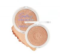 3D Bronzer &amp; Face Shimmer Powder Highlighter Makeup for Contouring &amp; Strobing