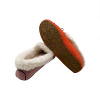 High Quality Customised Thermal Women's Winter Snow Boots Microfiber Fur Lined Casual Faux Fur Moccasin Loafer Slippers