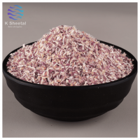 dehydrated pink onion minced