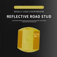 Reflective plastic road stud raised road sign double-sided plastic road stud road safety reflective sign double white