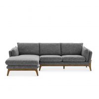 Yimi - Fabric Remi Chaise Sectional Sofa