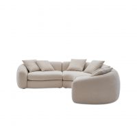 Yimi - Curve Design Fable Fabric Sectional