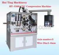 HT-Y560 CNC Spring Compression Machine Wire Dia 2.0-6.0 Mm Spring Coil