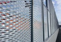 Expanded aluminium mesh for building decoration