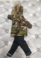 children snowsuit with faux fur