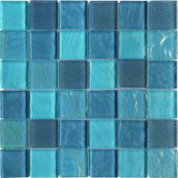 Swimming Pool Glitter Blue Glass Mosaic