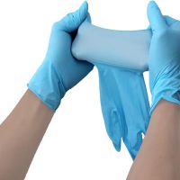 Disposable  Nitrile  Vinyl Blended Gloves