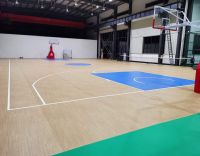 indoor maple pattern basketball flooring, pvc material