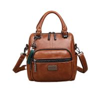 Retro Faux Leather Waterproof Backpack Summer
