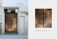 Customized copper doors