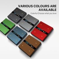 Tuya Zigbee smart switch with weather and time display, millimeter wave human body sensing radar, adjustable backlight switch