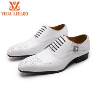 Luxury Men Wedding Shoes White Classy