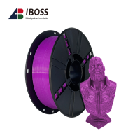 iBOSS PLA Plus (PLA+) 3D Printer Filament 1.75mm, 1kg Spool (2.2lbs) Toughness Enhanced 3D Printing Filament, Dimensional Accuracy +/- 0.02mm, 1.75mm PLA Plus Filament, Fit Most FDM Printer(Purple)