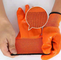 PVC Hanging Rubber Gloves Dipped Non