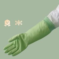 Convenient for storage, kitchen cleaning gloves with anti-slip palms, suitable for washing dishes and preventing oil stains