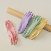 Special-purpose PVC cleaning gloves for the kitchen, with waterproof and anti-slip properties, thick and durable design