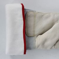 Thickened And Lengthened Cowhide Gloves, Low