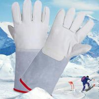 Anti-freeze Cowhide Leather Gloves -thickened