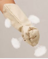 Extended-length Canvas Safety Gloves With