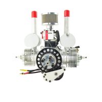 DLE60 EFI UAV Engine with Electric Starter &amp; Alternator-61cc Twin-Cylinder EFI Power System