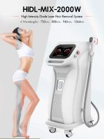 4 Wavelengths Diode Laser Hair Removal Machine With 755nm 808nm 940nm and 1064nm