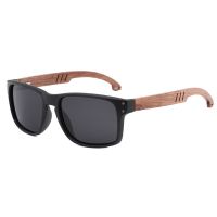 Wholesale UV400 Polarized Sustainable Sunglasses Custom Logo Handmade Natural Wooden Bamboo Sunglasses