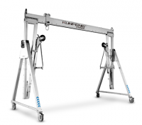 Aluminum Portable Adjustable Height Manual Gantry