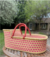 High Quality Handwoven Seagrass Baby Changing Basket Convenient Basket For Baby From Vietnam